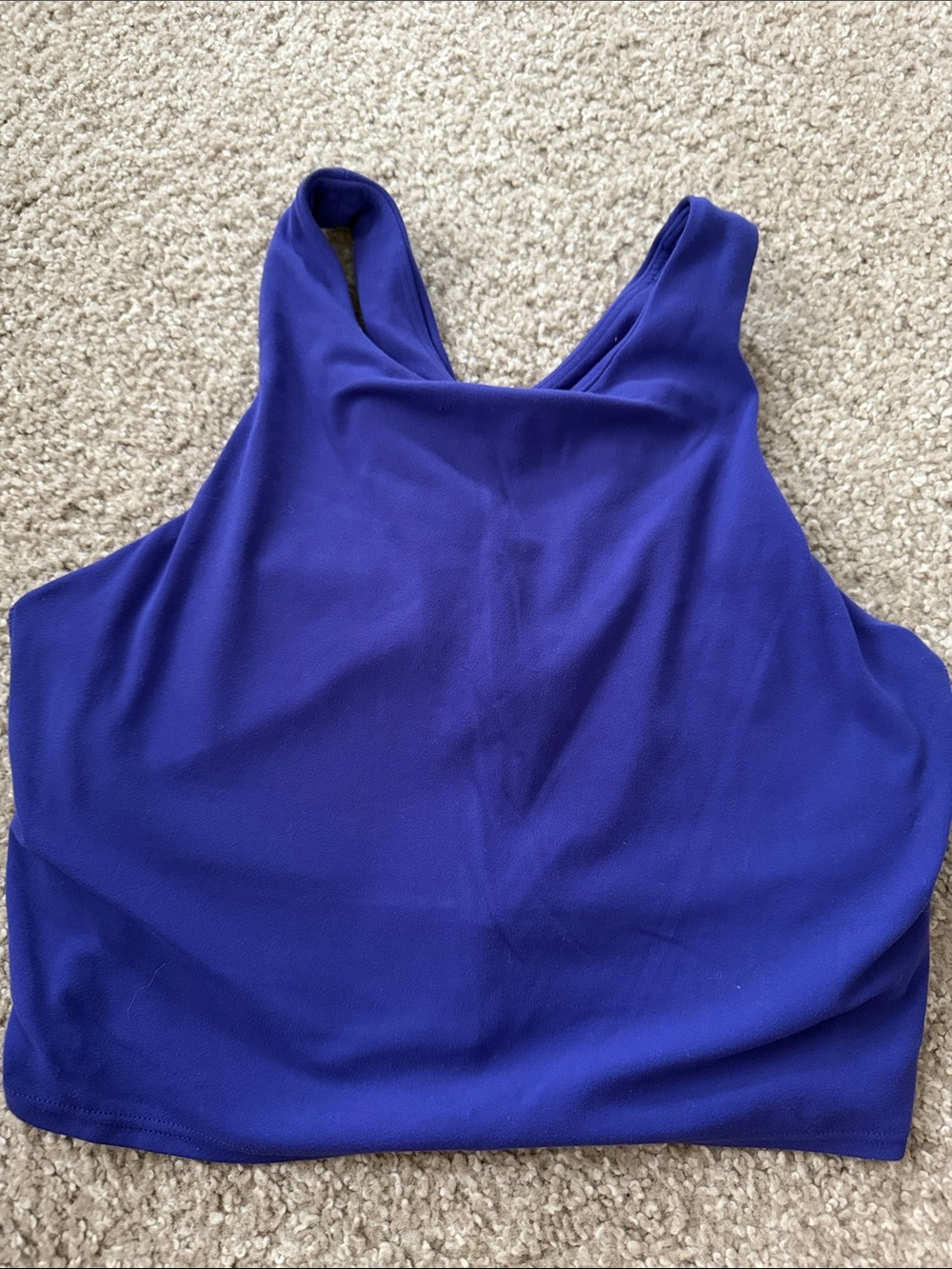 Athleta Cobalt Blue Racerback Tank Top